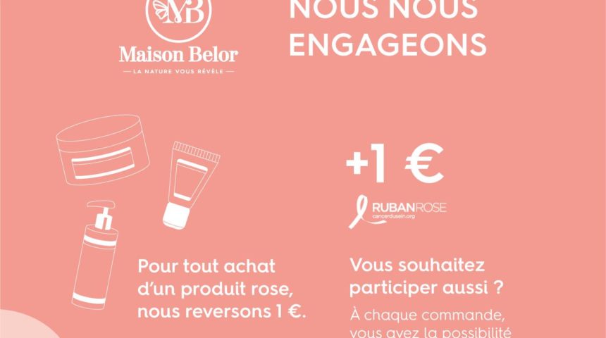 Maison Belor s’engage pour Octobre Rose