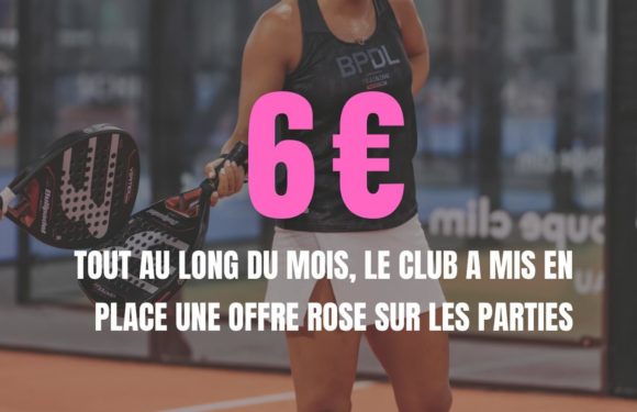 Padel Ground Lescar et Octobre Rose