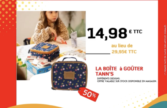 -50% sur une sélection de produits