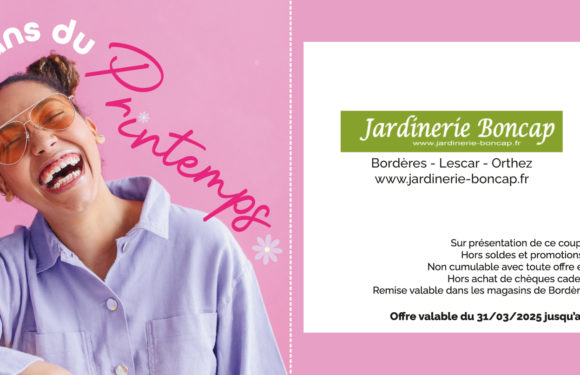 -10% sur l’ensemble du magasin