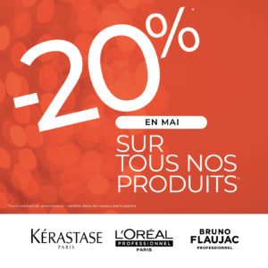 -20% sur tous les produits