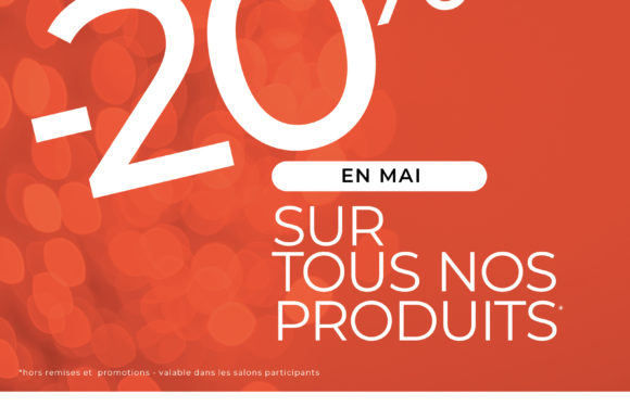 -20% sur tous les produits