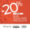 -20% sur tous les produits