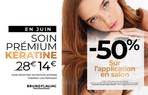 -50% sur le soin premium