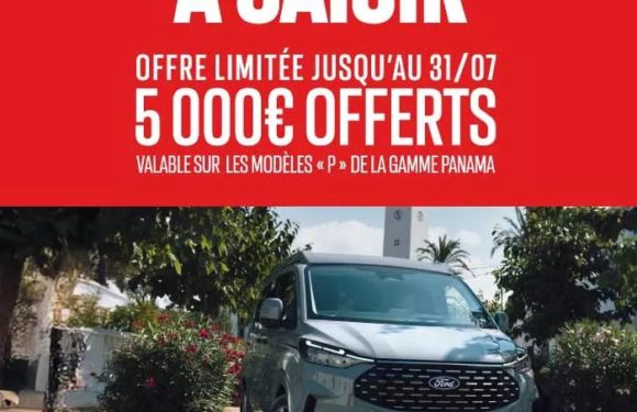Jusqu’à 5 000€ offerts sur les modèles « P » de la gamme Panama