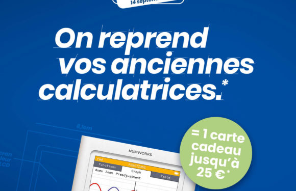 Cultura reprend vos anciennes calculatrices !