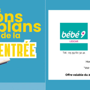 5€ de remise pour 60€ d’achat*