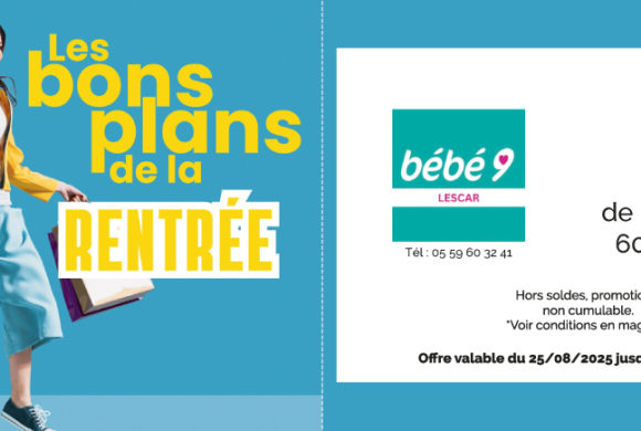 5€ de remise pour 60€ d’achat*