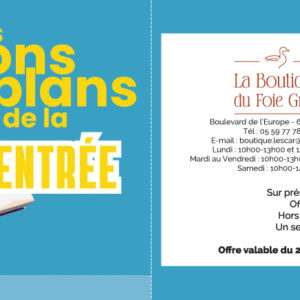 -10% de réduction sur l’ensemble du magasin