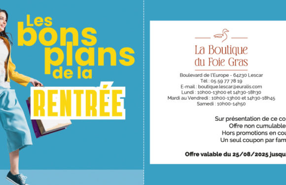 -10% de réduction sur l’ensemble du magasin