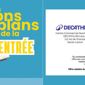 10€ offerts en carte cadeau pour 70€ d’achat