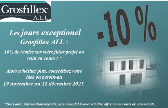 Les jours exceptionnelles Grosfillex ALL