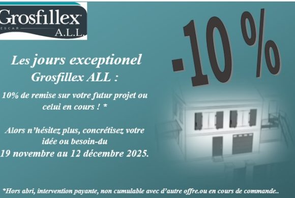 Les jours exceptionnelles Grosfillex ALL