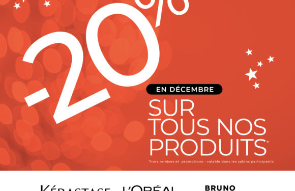 -20% sur tous les produits