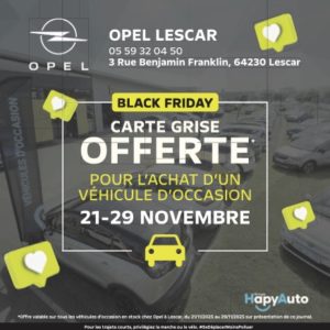 Carte grise offerte*