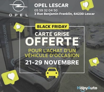 Carte grise offerte*