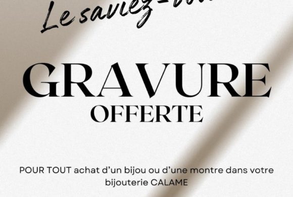Votre gravure offerte