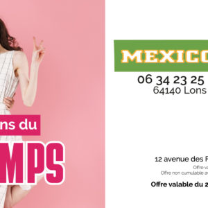 -20% sur l’addition*