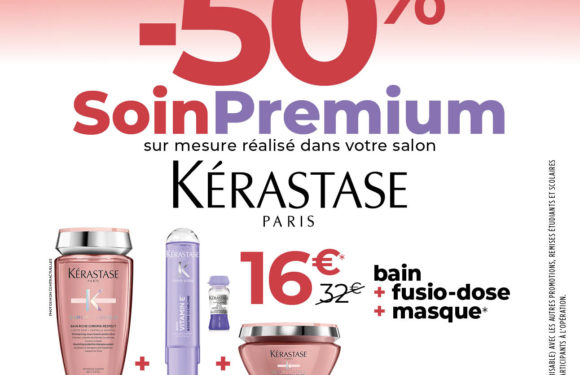 -50% sur le soin premium