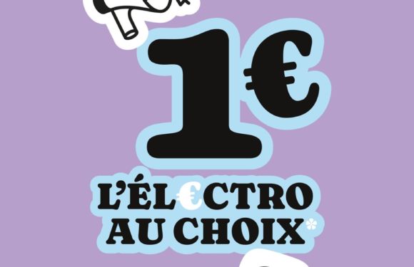 1€ l’électro au choix