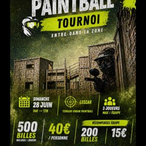 TOURNOI PAINTBALL 14 ANS ET +