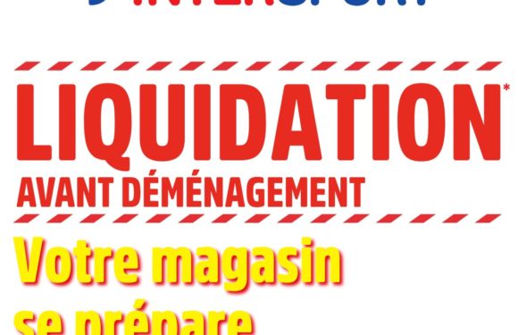 Liquidation avant déménagement