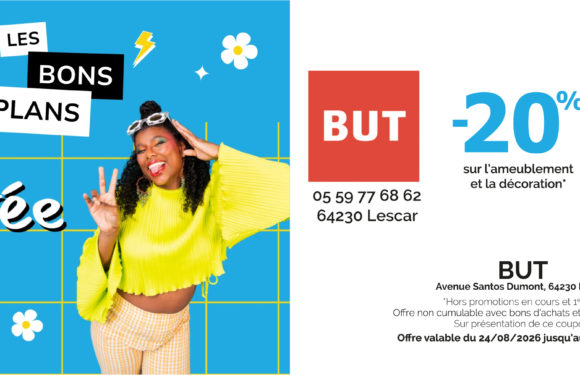-20% sur l’ameublement et -10% sur l’électroménager*